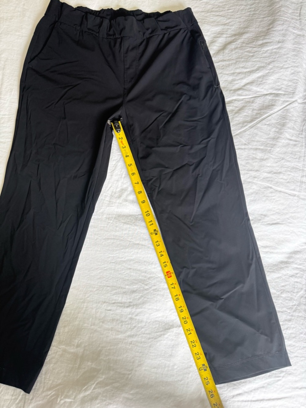 Vuori Miles Ankle Pant - Straight-Leg Black Stretch - Picture 8 of 10